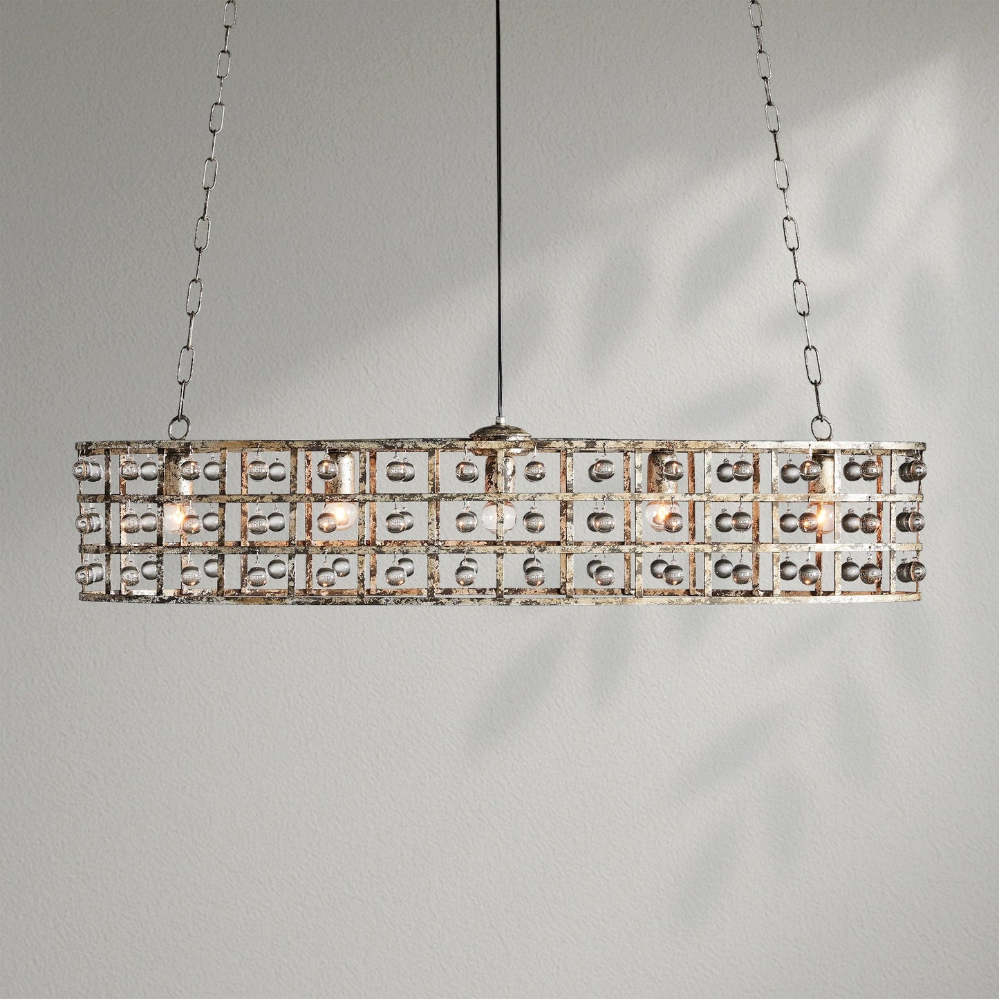 La Cagem 5 - Light Oval Chandelier - Lightings Menu