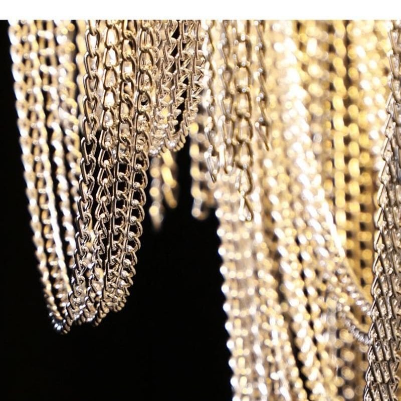 Liz Luxury Flower Chain Chandelier - Lightings Menu