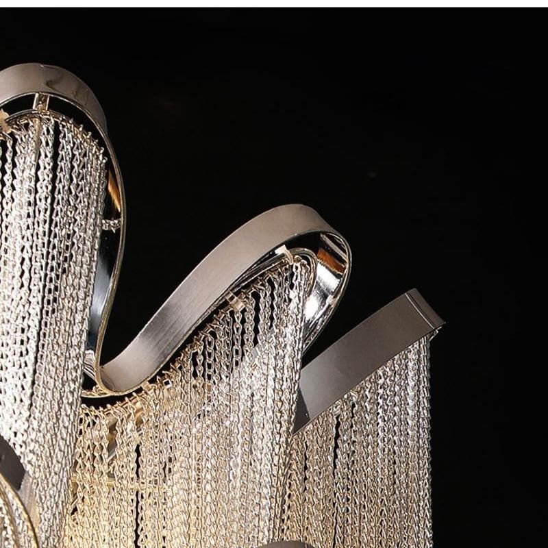 Liz Luxury Flower Chain Chandelier - Lightings Menu