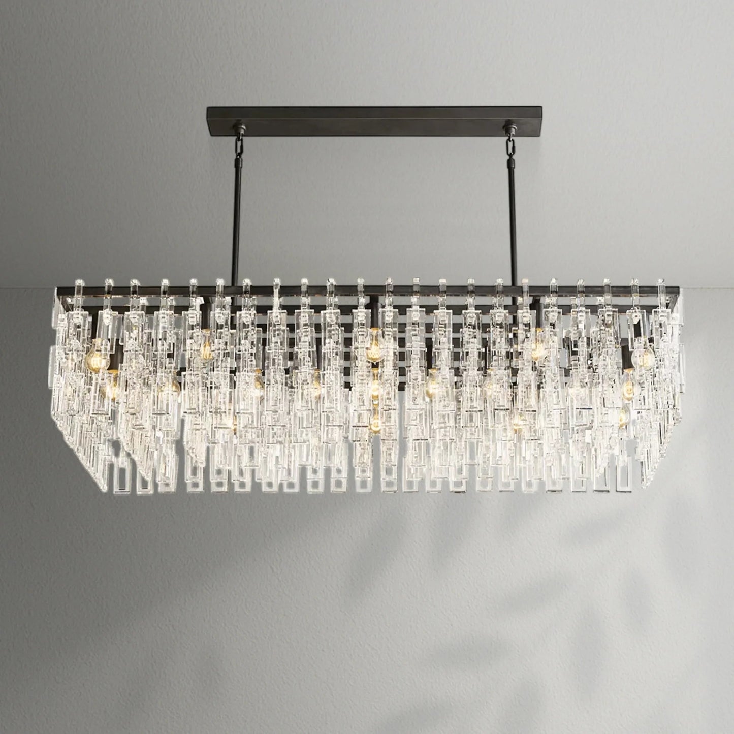 Marigon Modern Rectangular Chandelier - Lightings Menu