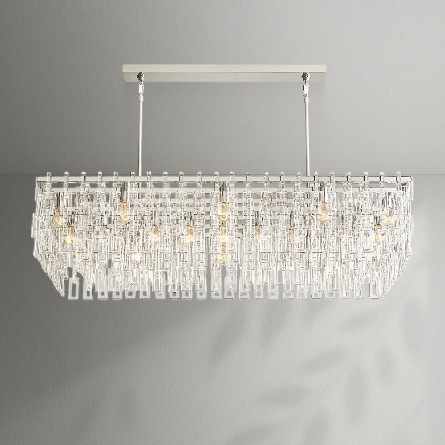 Marigon Modern Rectangular Chandelier - Lightings Menu