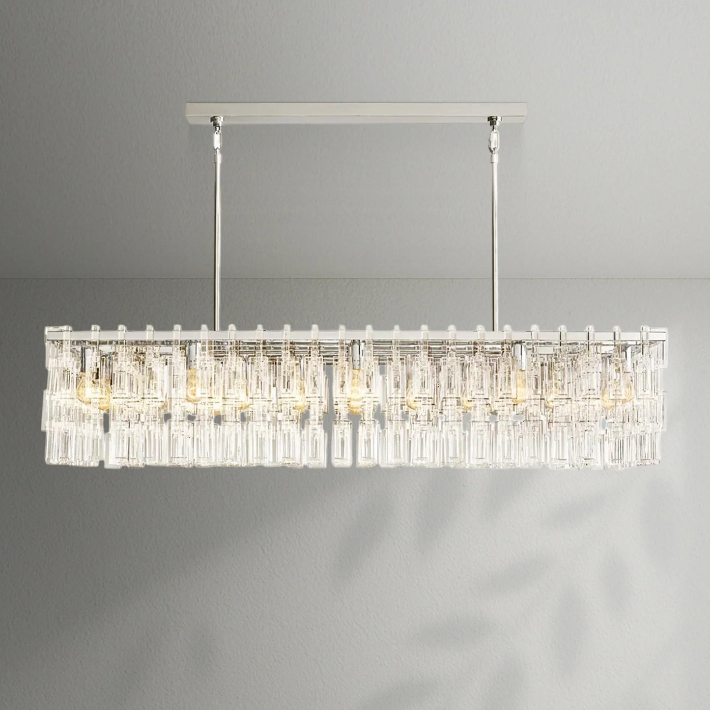 Marigon Modern Rectangular Chandelier - Lightings Menu