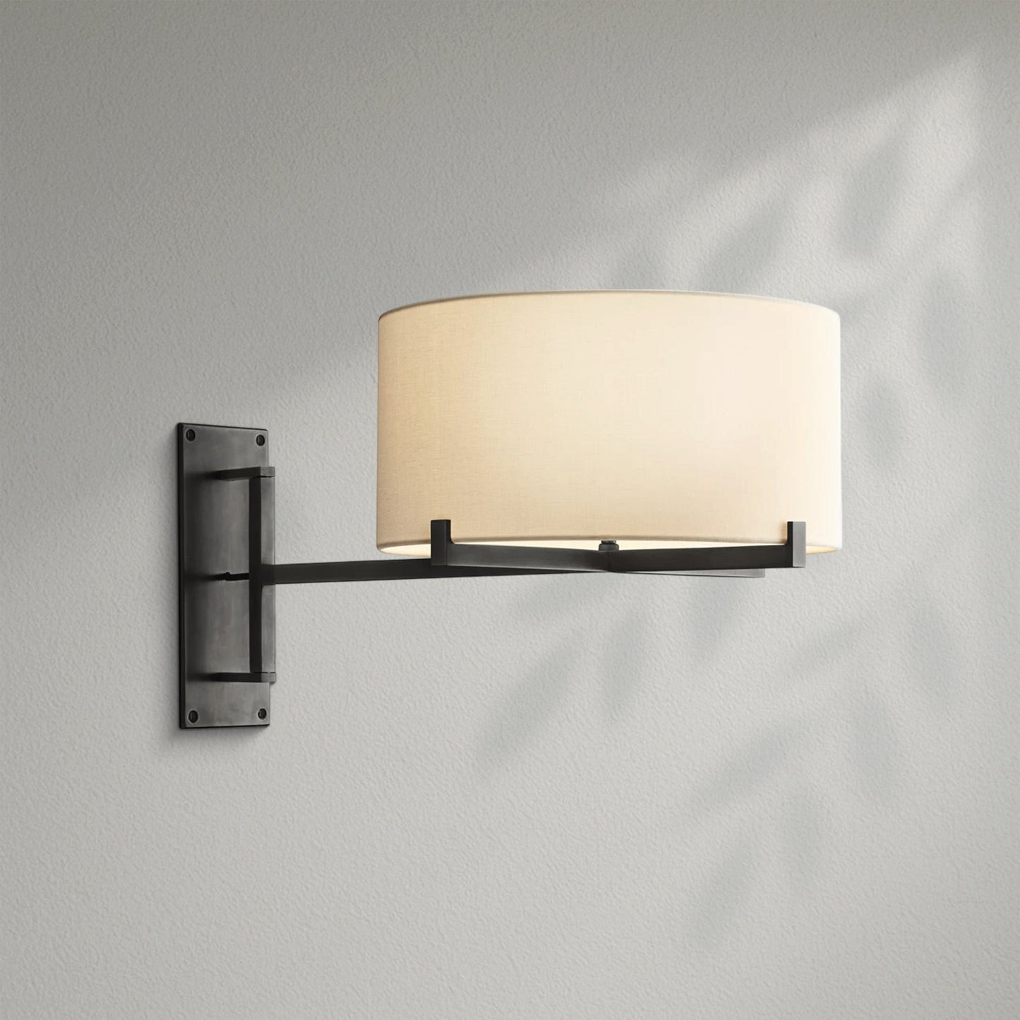 Pauillec Drum Shade Swing - Arm Sconce - Lightings Menu