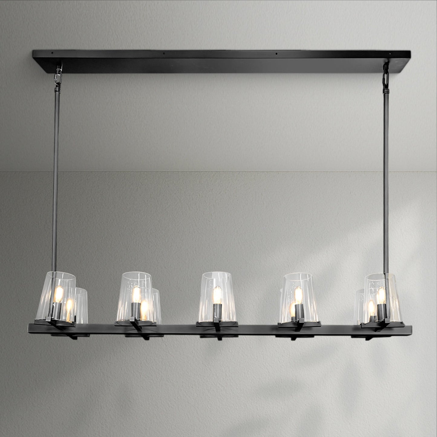 Pauillec Modern Linear Chandelier - Lightings Menu