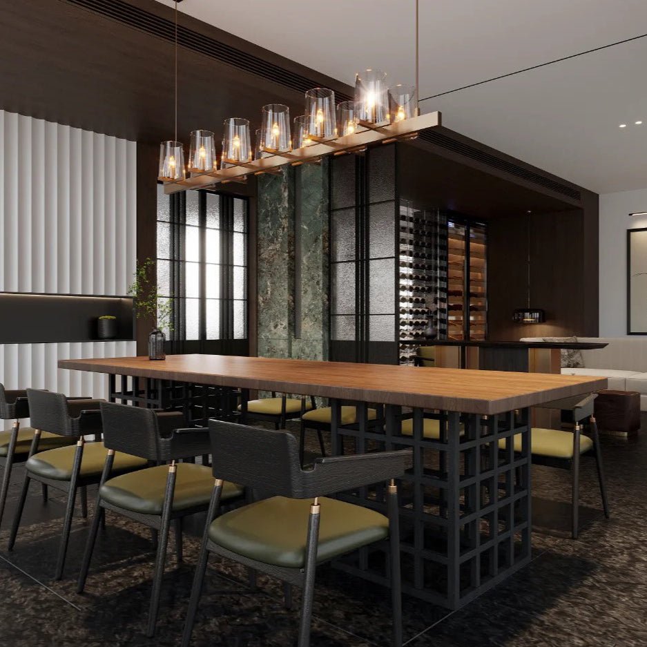 Pauillec Modern Linear Chandelier - Lightings Menu