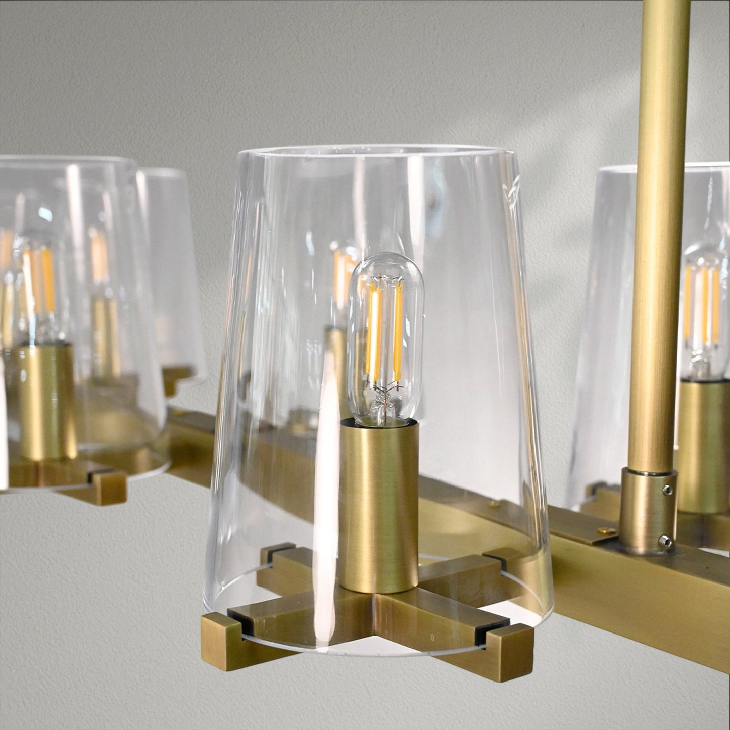 Pauillec Modern Linear Chandelier - Lightings Menu
