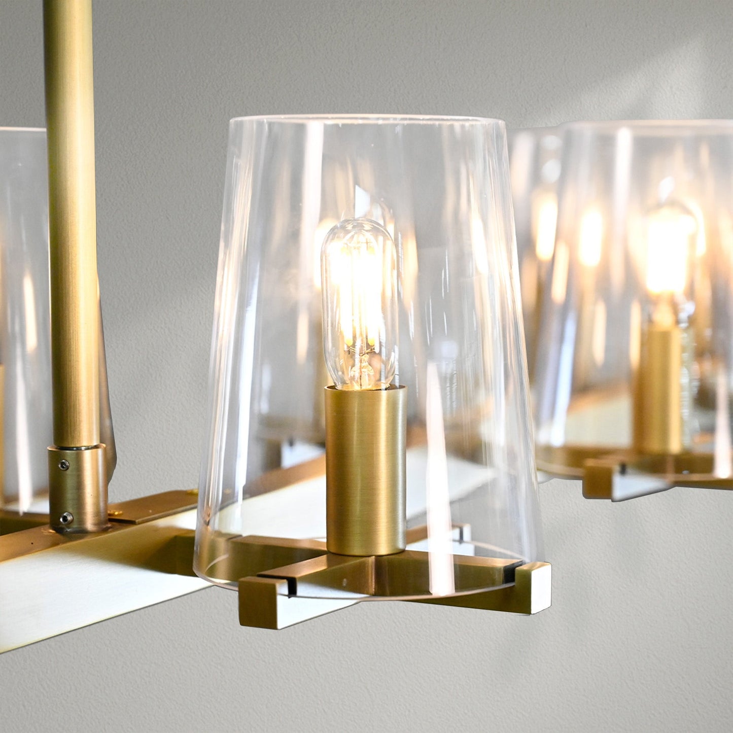 Pauillec Modern Linear Chandelier - Lightings Menu