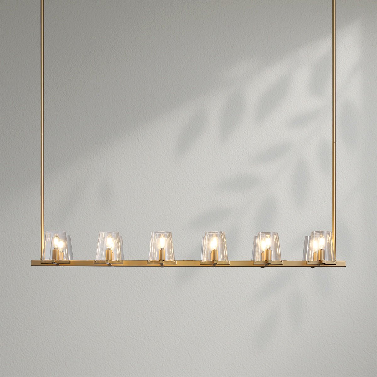 Pauillec Modern Linear Chandelier - Lightings Menu