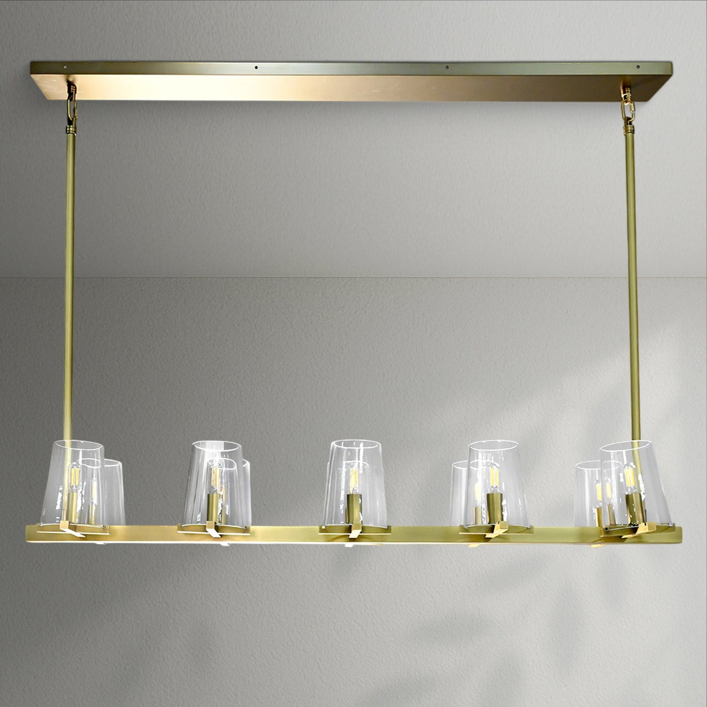 Pauillec Modern Linear Chandelier - Lightings Menu