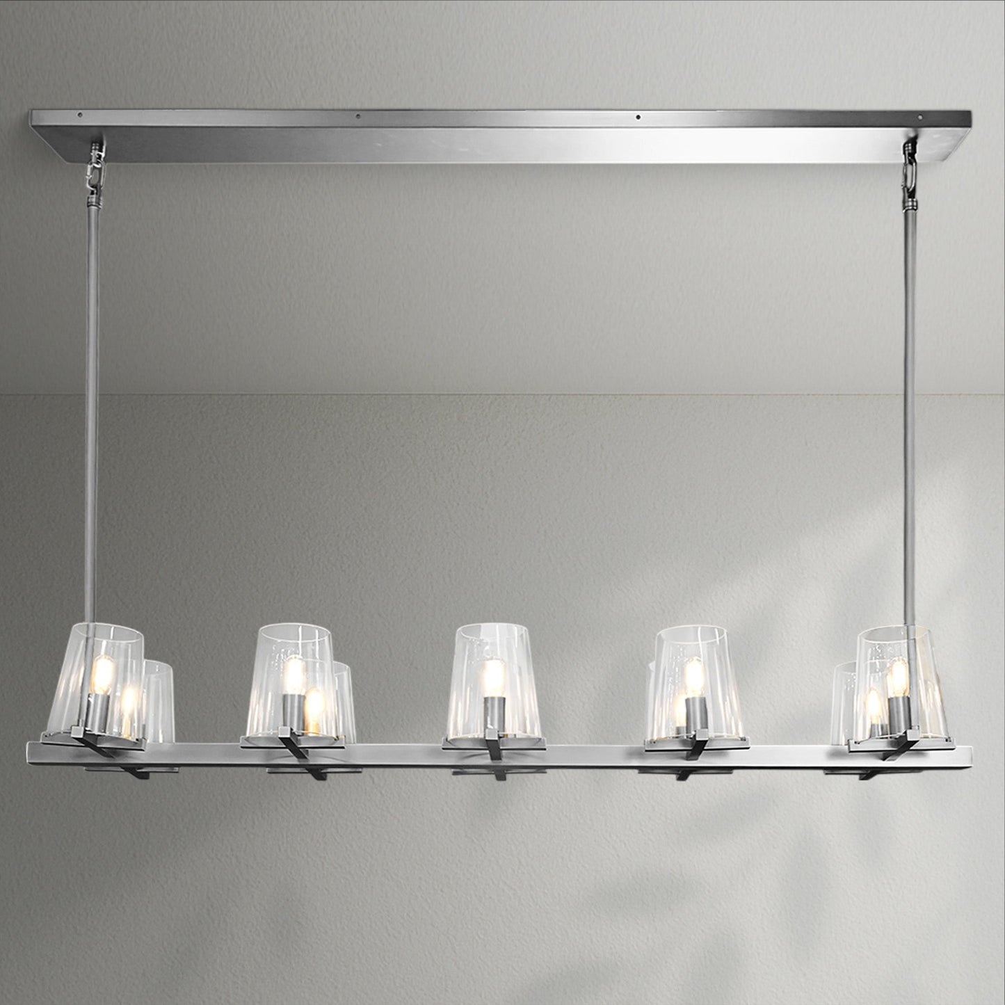 Pauillec Modern Linear Chandelier - Lightings Menu