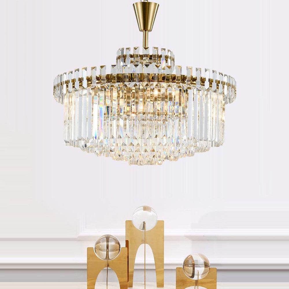 Phyllaris Crystal Chandelier - Lightings Menu