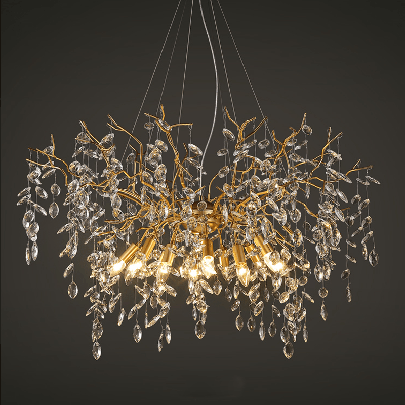 Postmodern Creative Crystal Branch Chandelier - Lightings Menu
