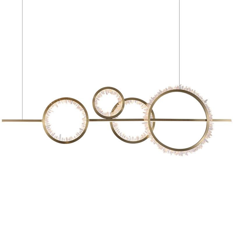 Primary Crystal Cluster Kitchen Island Chandelier - Lightings Menu