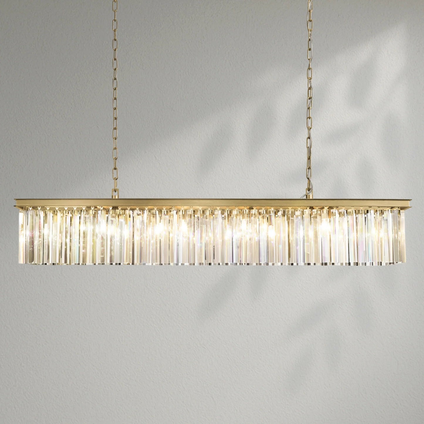Rhy Rectangular Chandelier - Lightings Menu