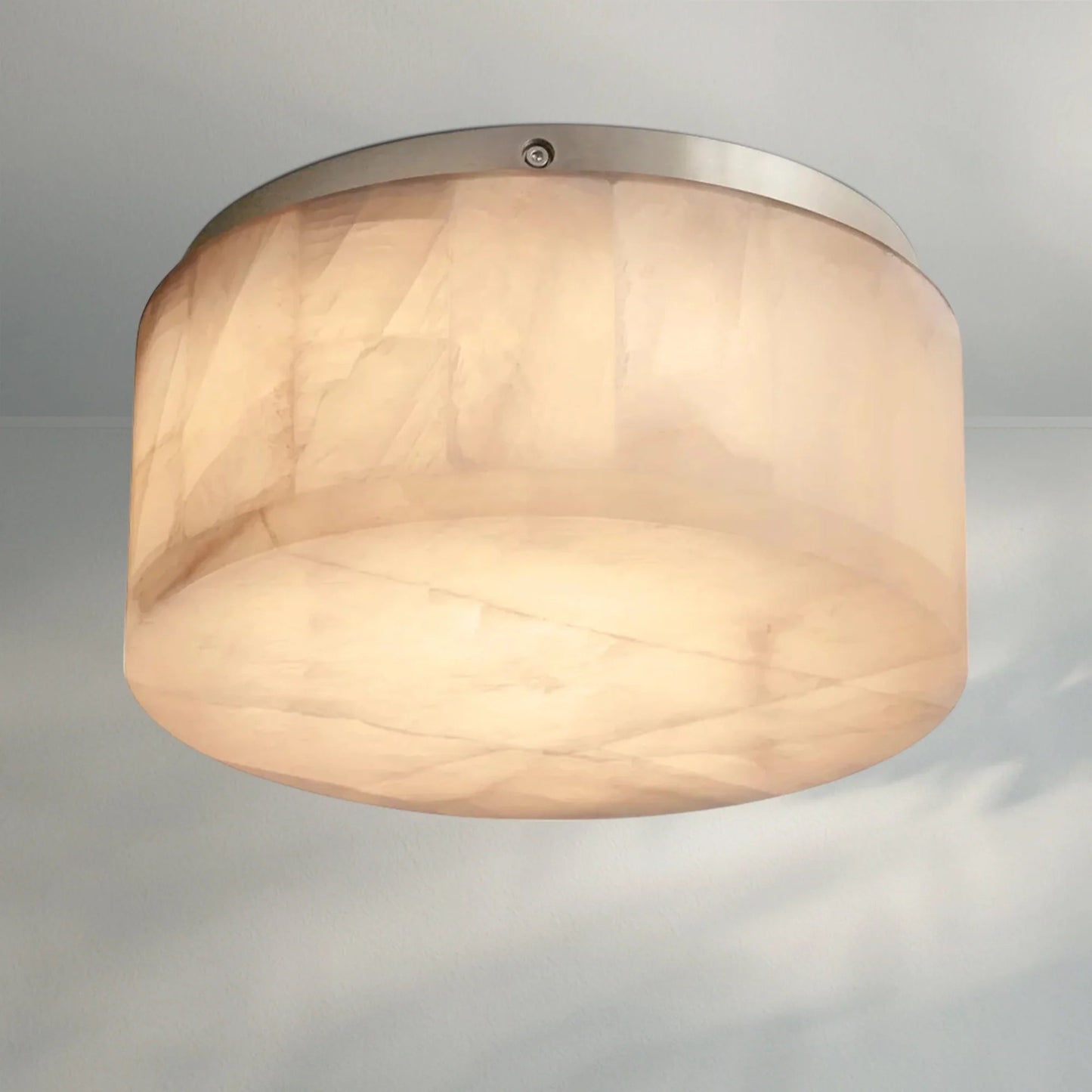 Rivaga Calcite Round Flushmount - Lightings Menu