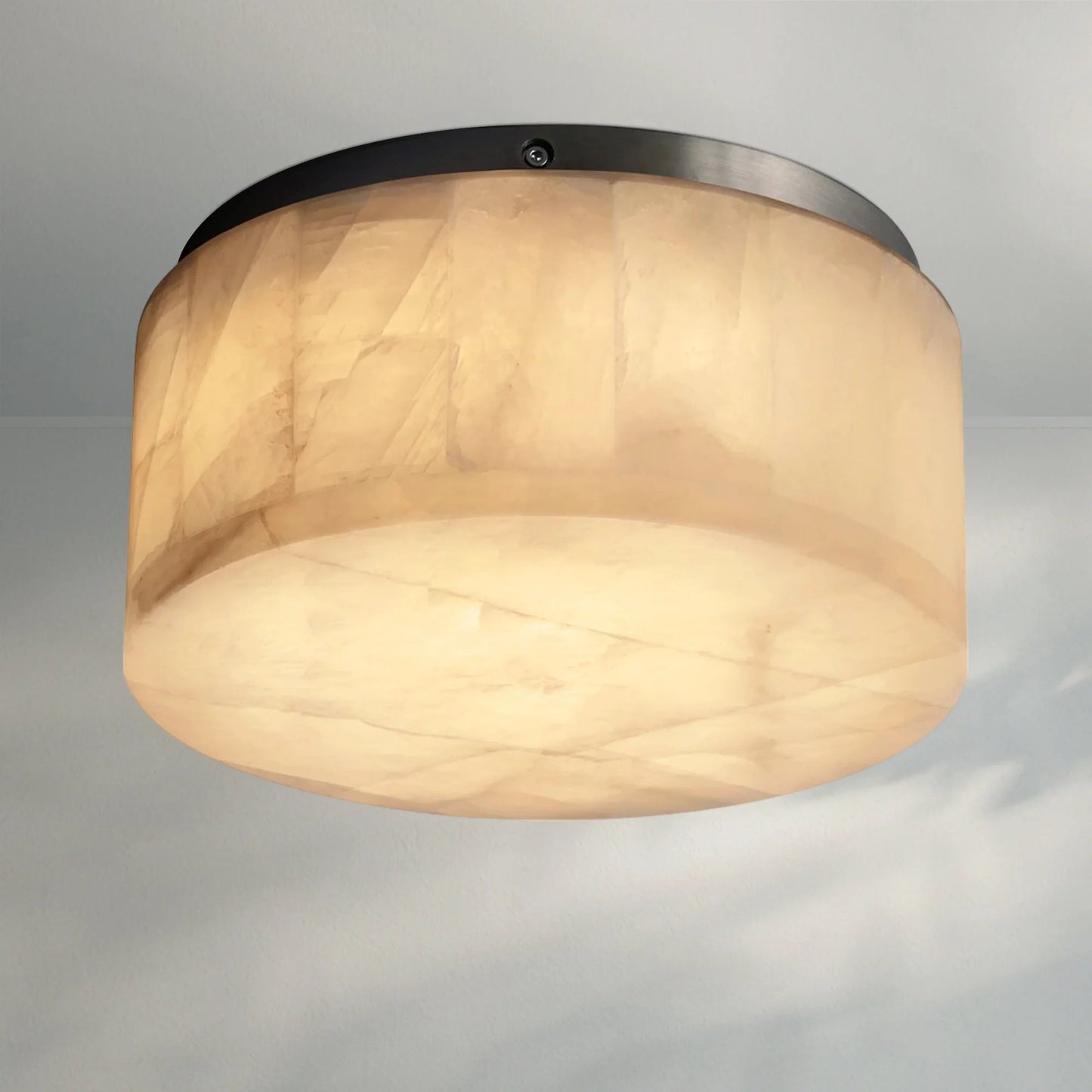 Rivaga Calcite Round Flushmount - Lightings Menu