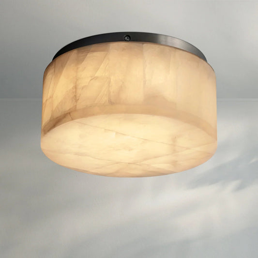 Rivaga Calcite Round Flushmount - Lightings Menu