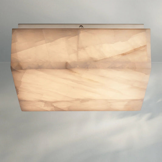 Rivaga Calcite Square Flushmount - Lightings Menu