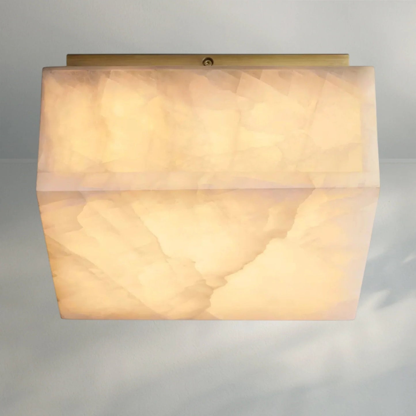 Rivaga Calcite Square Flushmount - Lightings Menu