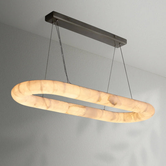 Rivaga Lisse Oval Chandelier - Lightings Menu