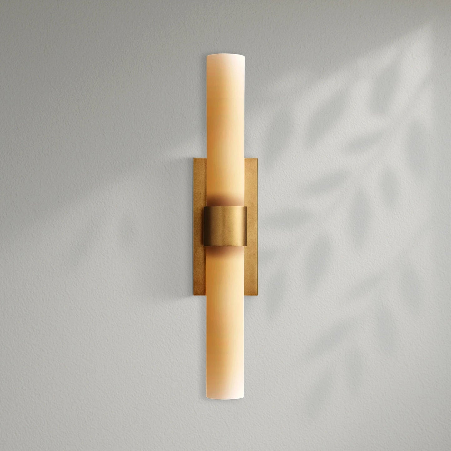 Savelle Milk Glass Sconce 23" - Lightings Menu
