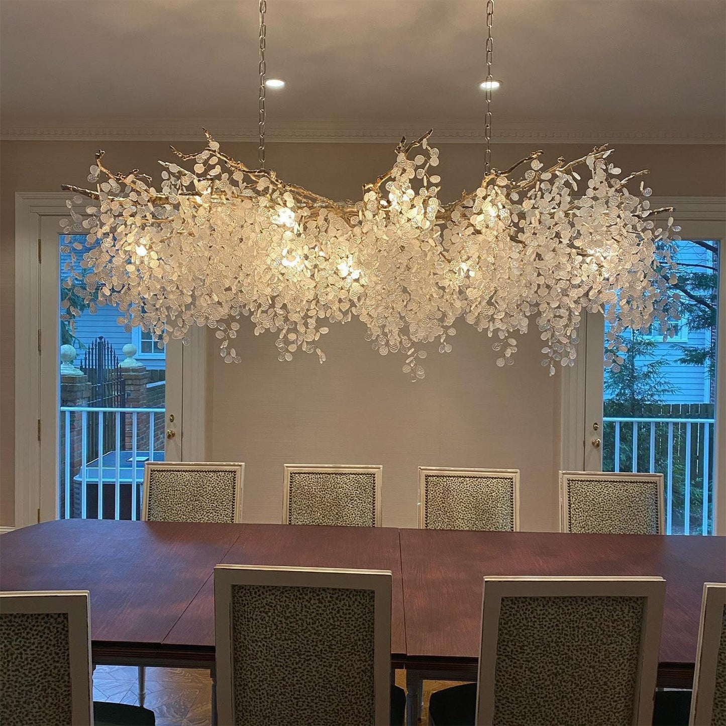Shiro Crystal Chandelier - Lightings Menu
