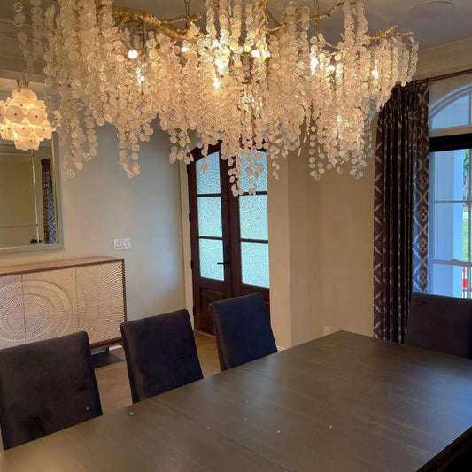 Shiro Crystal Chandelier - Lightings Menu
