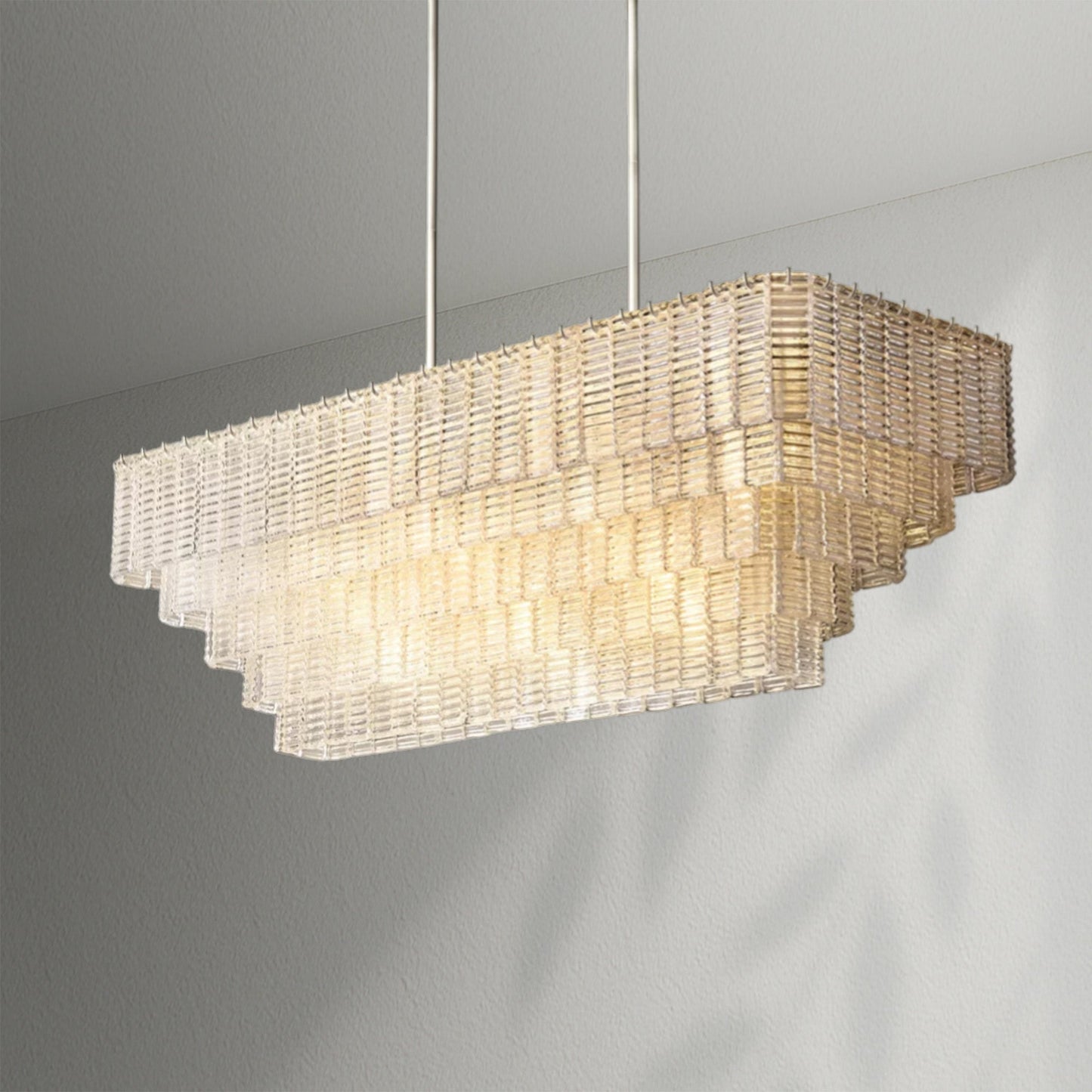 Sireno Rectangle Chandelier - Lightings Menu