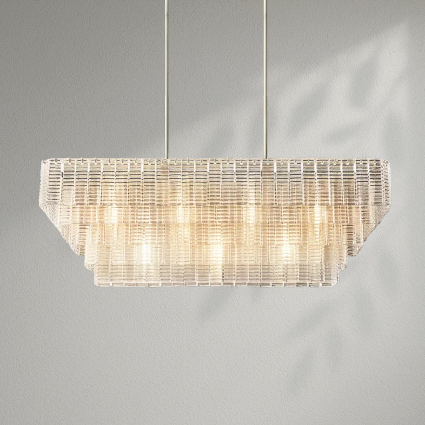 Sireno Rectangle Chandelier - Lightings Menu