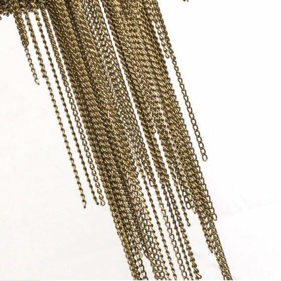 Stacking Rings Chain Tassel Pendant Chandelier - Lightings Menu
