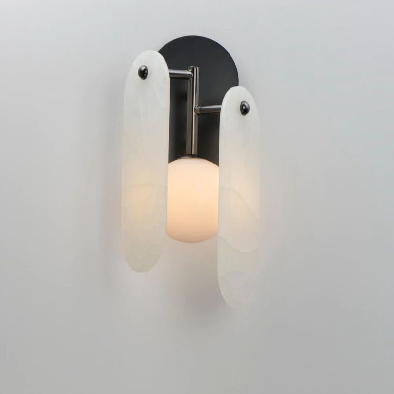 Studio M Alabaster Megalith Wall Sconce - Lightings Menu