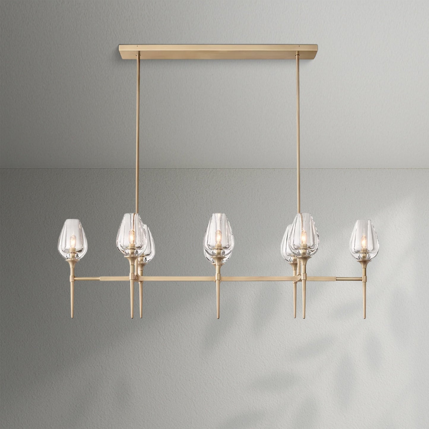 Tulips Linear Chandelier - Lightings Menu