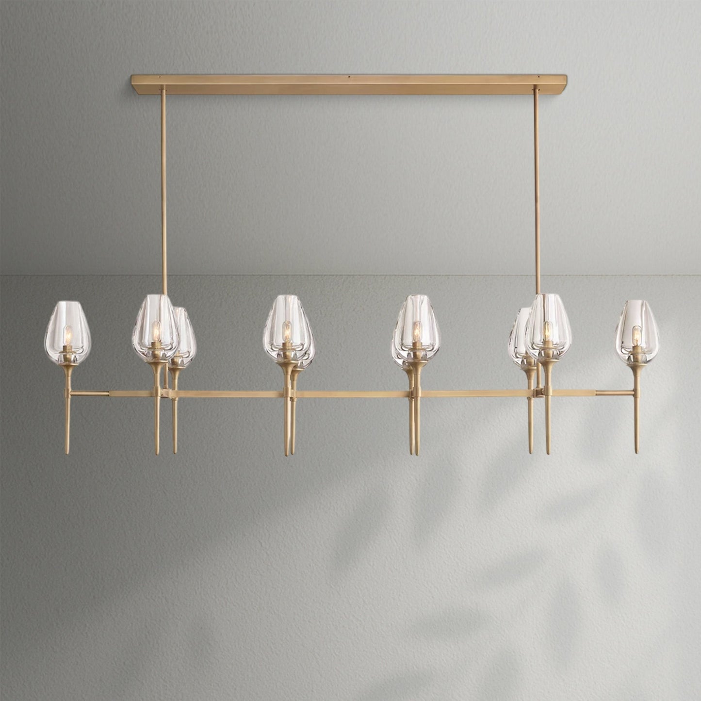 Tulips Linear Chandelier - Lightings Menu