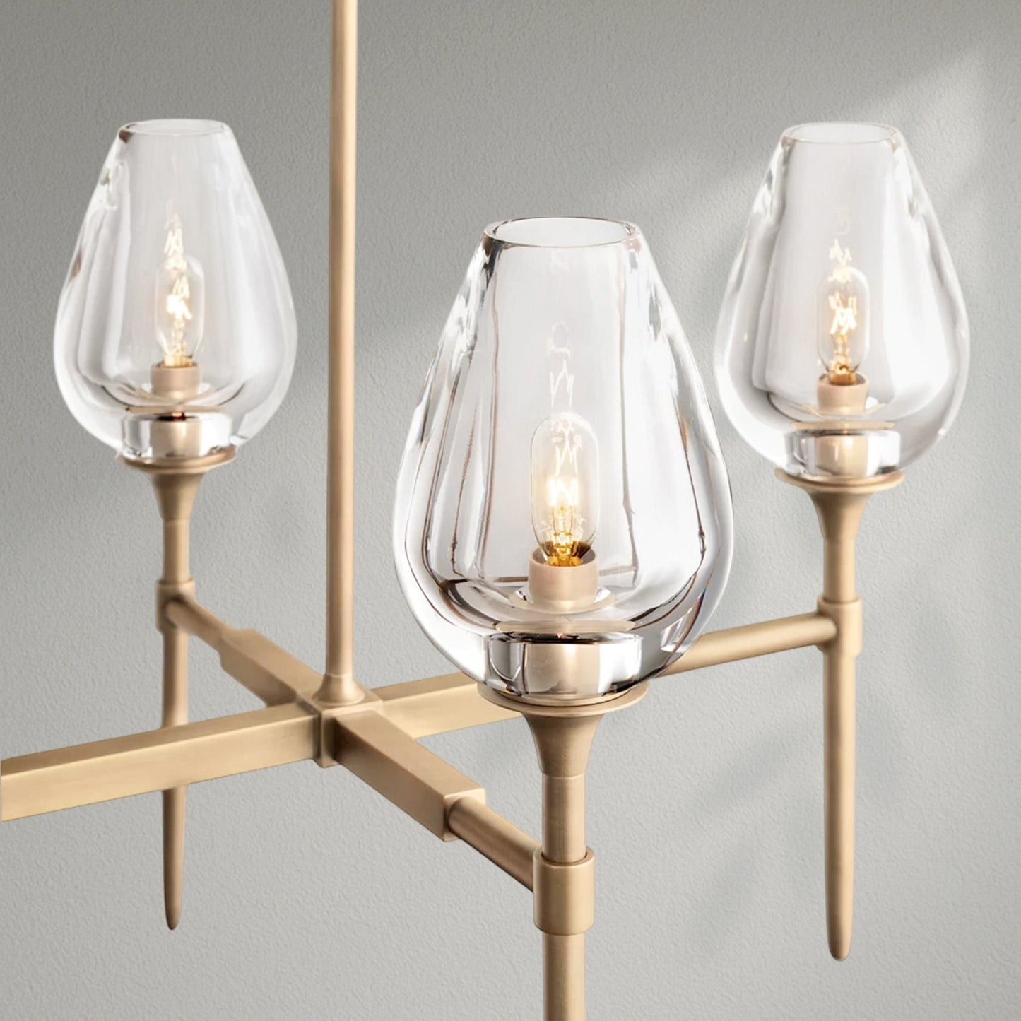 Tulips Linear Chandelier - Lightings Menu