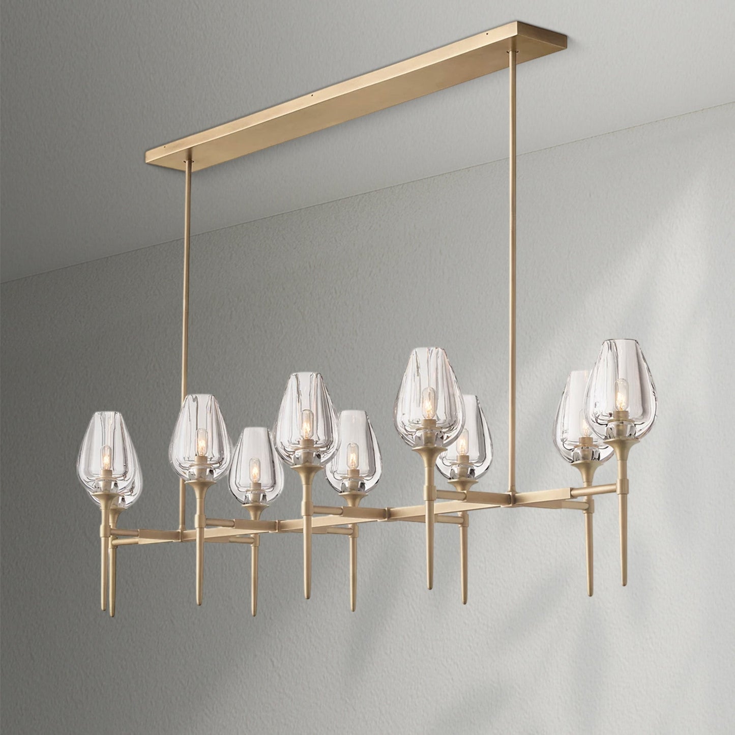 Tulips Linear Chandelier - Lightings Menu