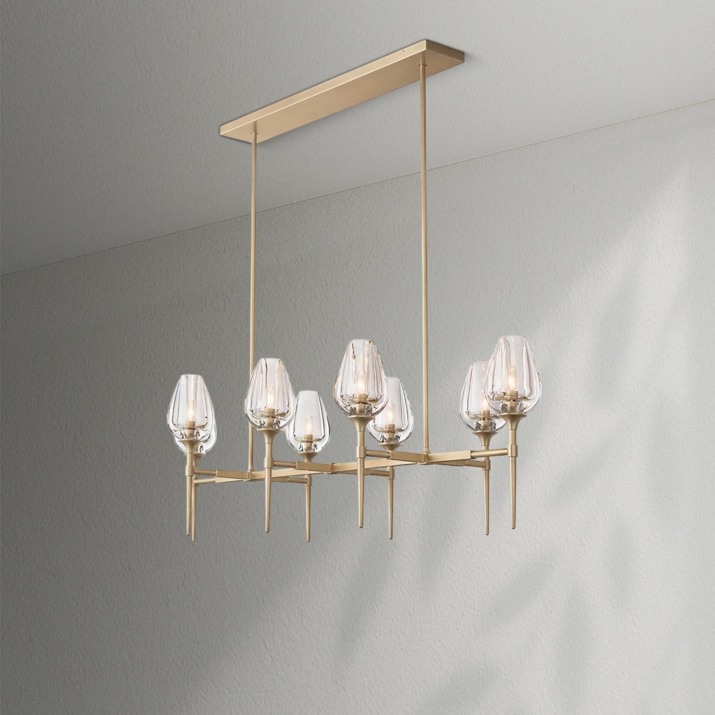 Tulips Linear Chandelier - Lightings Menu