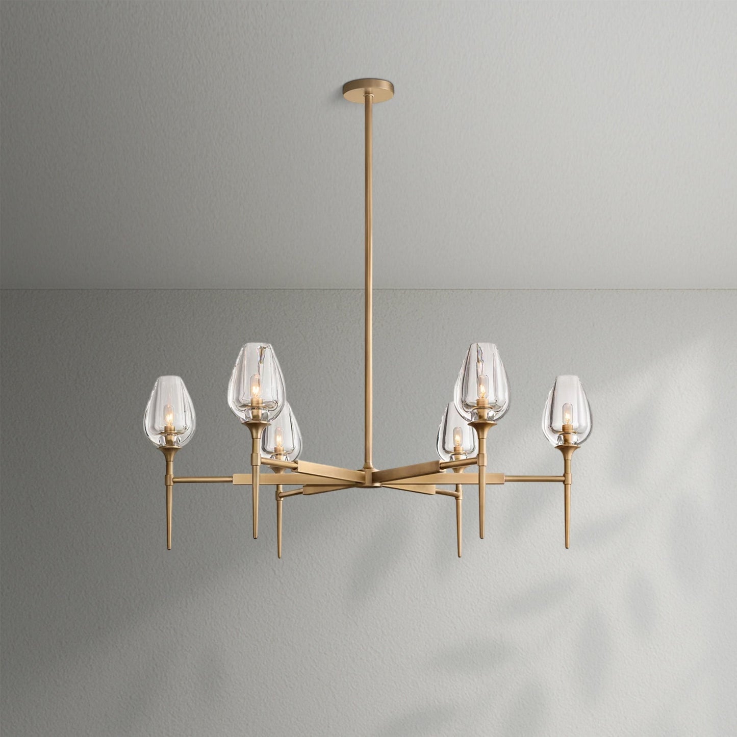 Tulips Round Chandelier - Lightings Menu