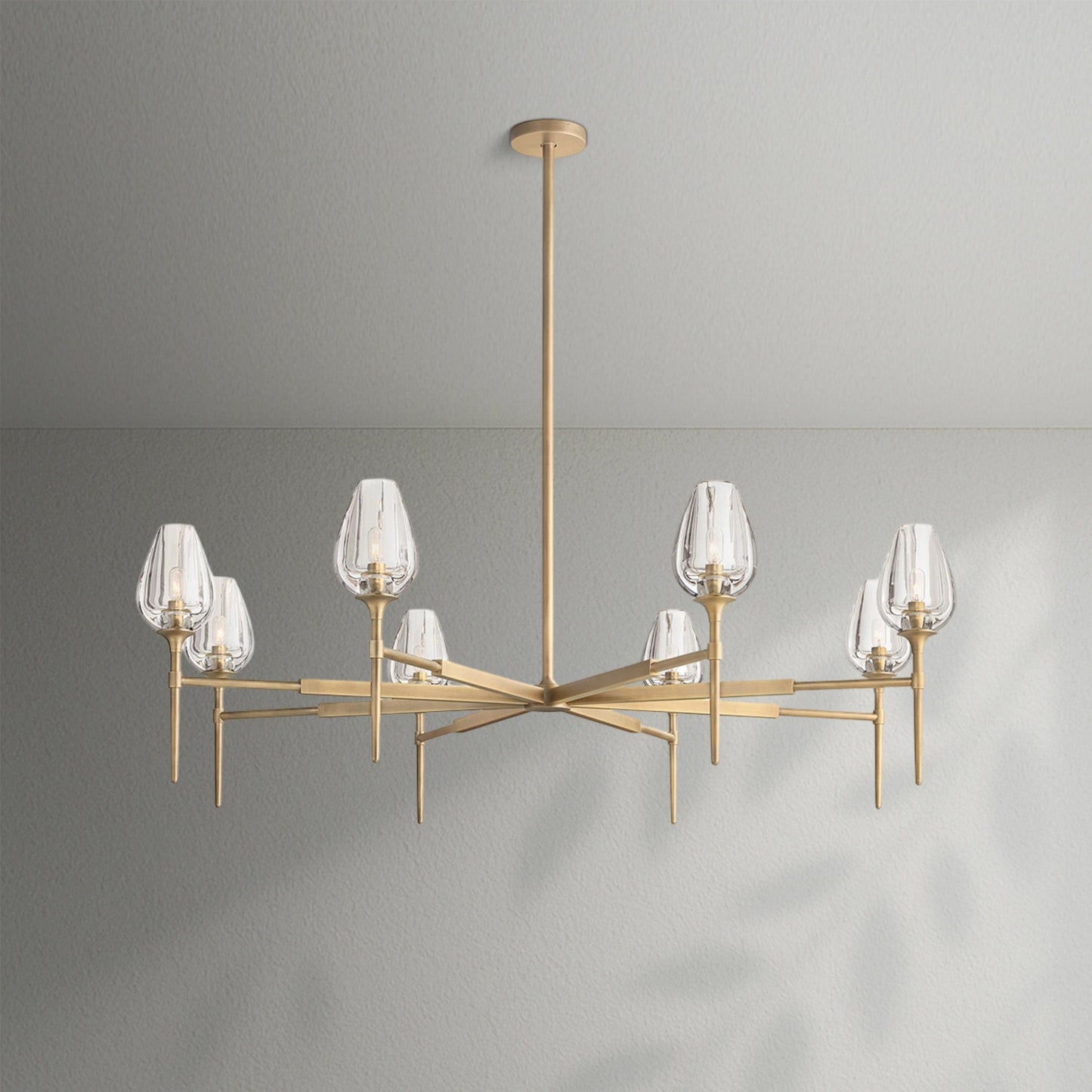 Tulips Round Chandelier - Lightings Menu