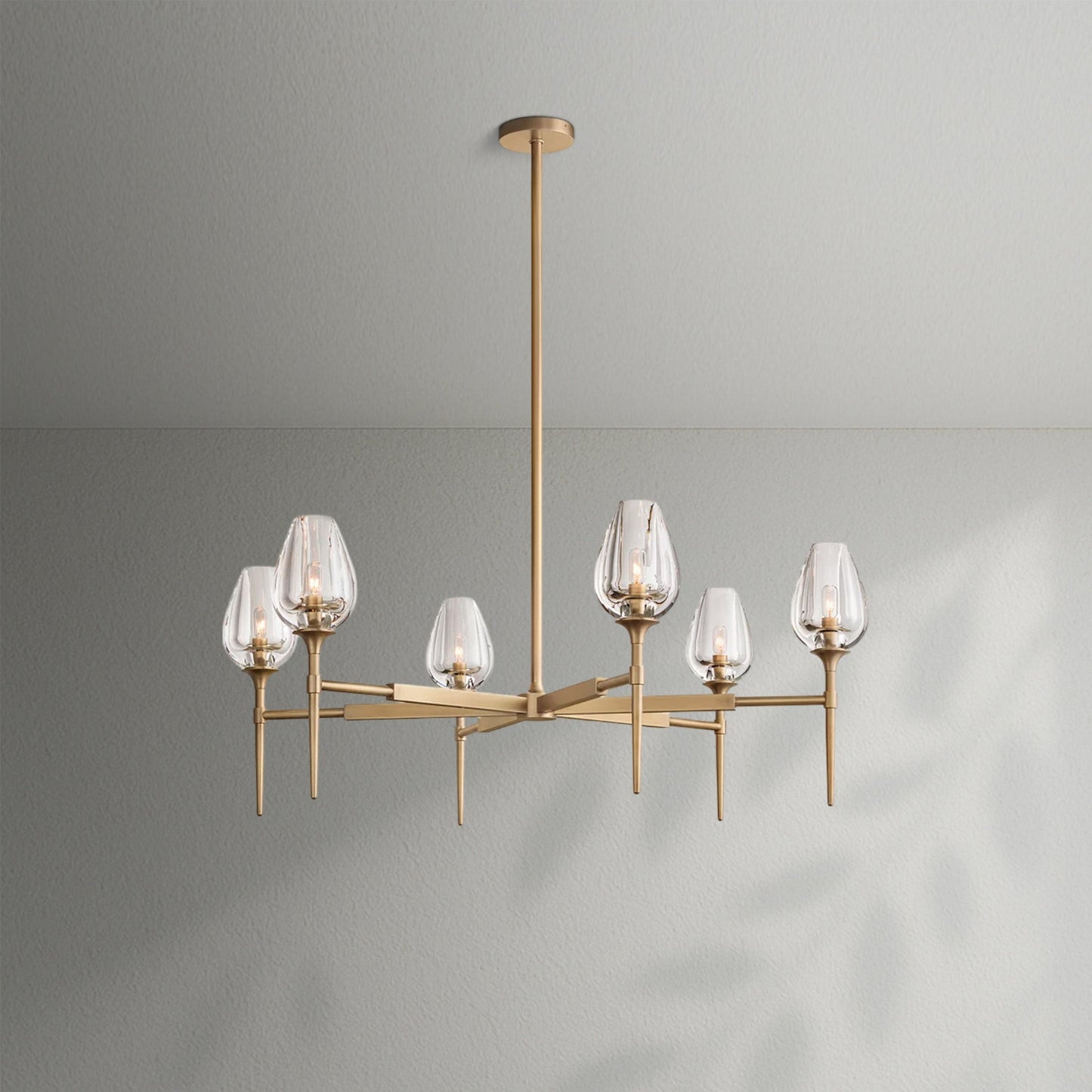 Tulips Round Chandelier - Lightings Menu