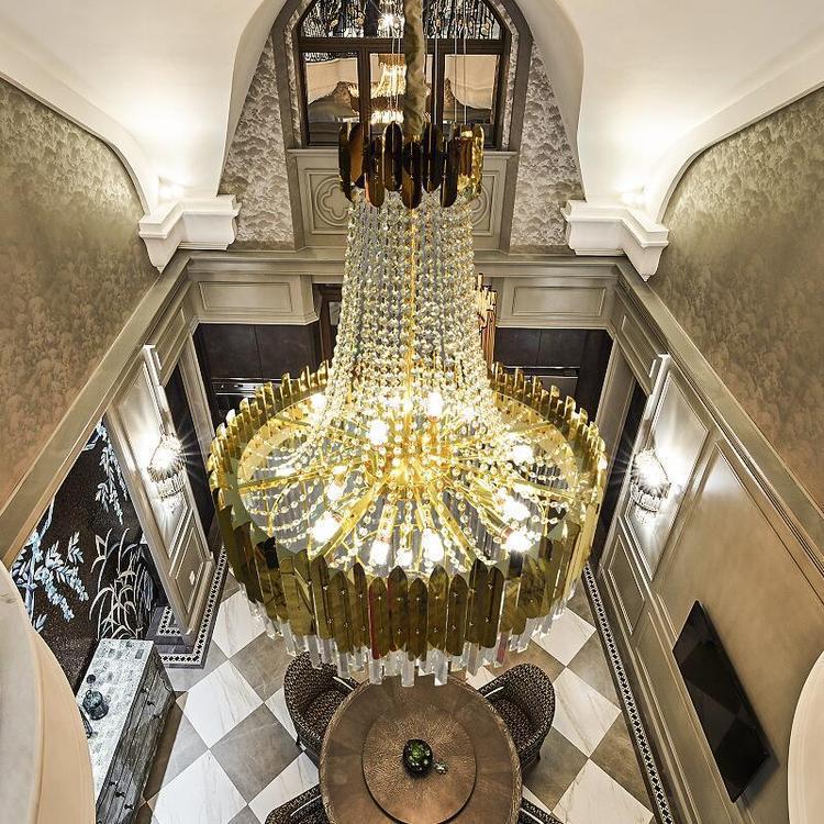 William Multi Tier Crystal Chandelier - Lightings Menu