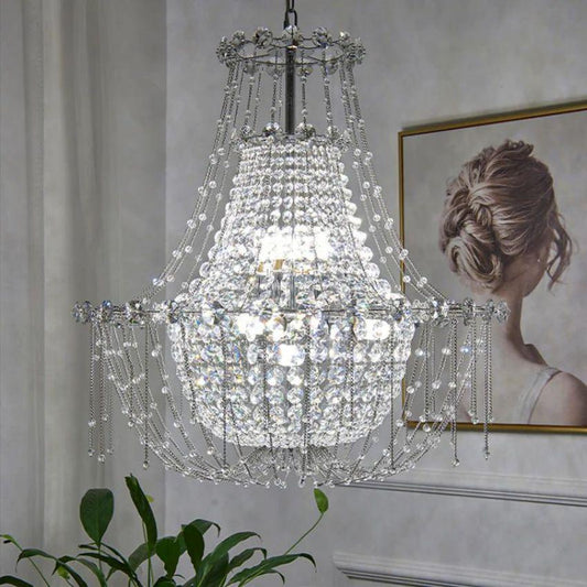 Yolanda Empire Crystal Chandelier - Lightings Menu