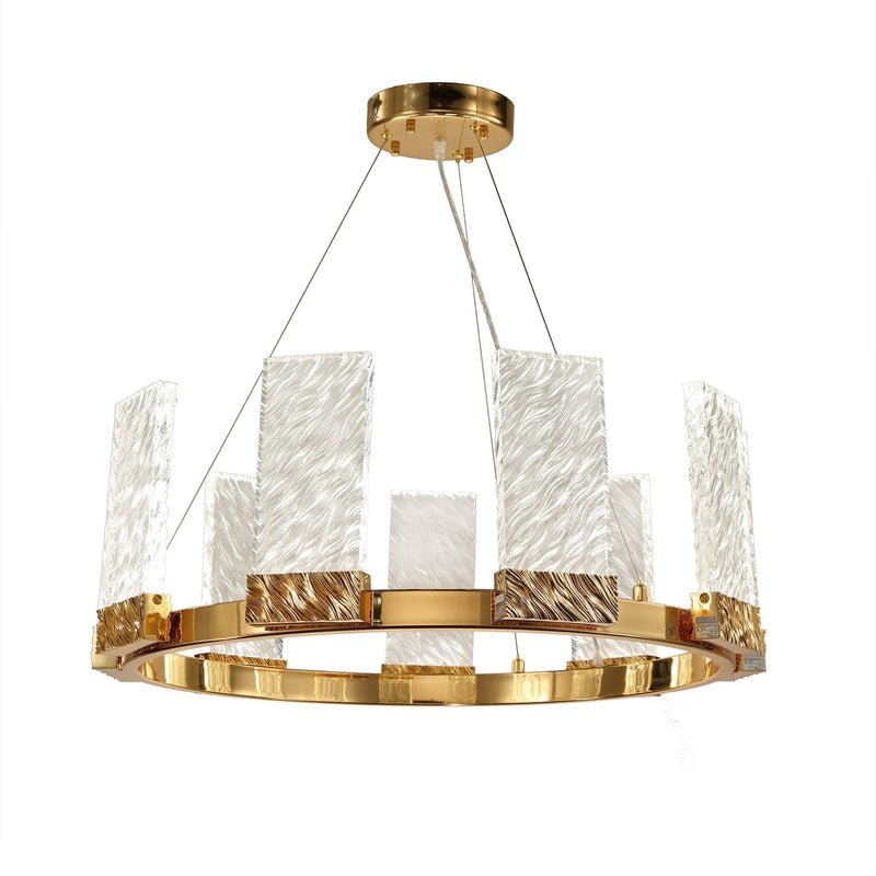 Z - Lite 1 - Tier Round LED Ring Chandelier - Lightings Menu