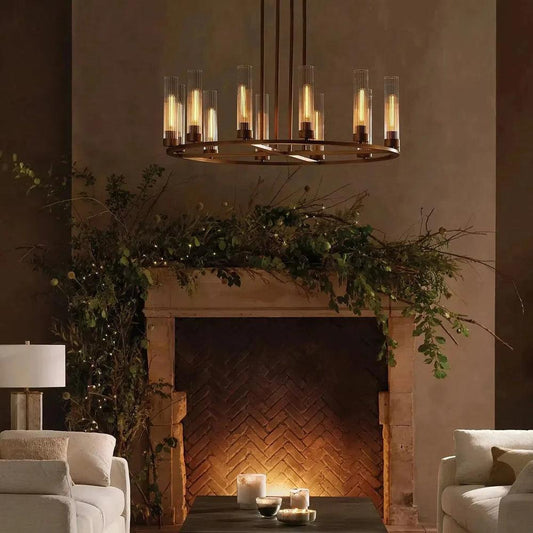 Andrens Round Chandelier 10/12 Light