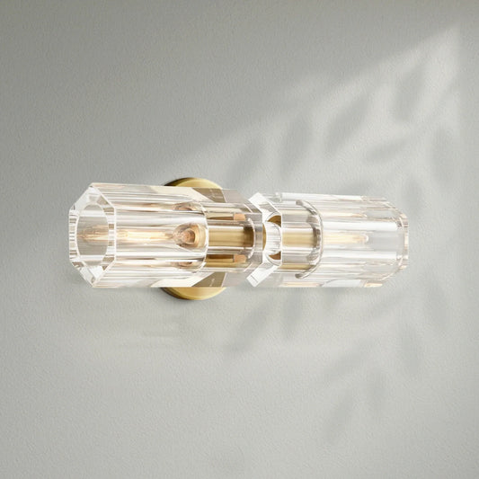 Arcachom Crystal Double Lights Wall Sconce