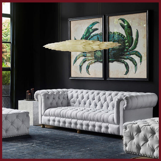 Selenine Small Chandelier 47"W