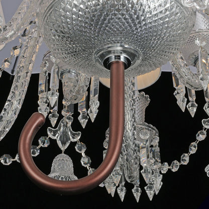 12 Lights Crystal Lighting with Umbrella - Lightings Menu