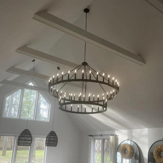 Camins Vintage Filament 2-Tier Chandelier