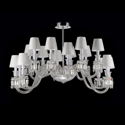 16 Lights Oval Lighting with Lampshades - Lightings Menu