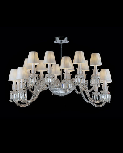 16 Lights Oval Lighting with Lampshades - Lightings Menu