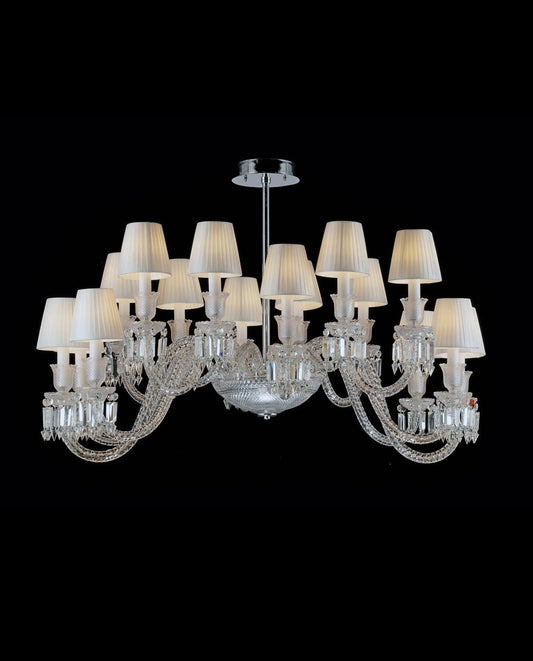 16 Lights Oval Lighting with Lampshades - Lightings Menu